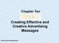 Creating Effective and Creative Advertising Messages PowerPoint PPT Presentation