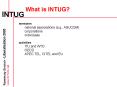 What is INTUG PowerPoint PPT Presentation