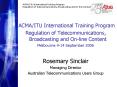 ACMAITU International Training Program PowerPoint PPT Presentation
