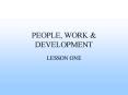 PEOPLE, WORK PowerPoint PPT Presentation