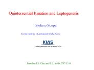 Quintessential Kination and Leptogenesis