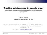 Tracking quintessence by cosmic shear