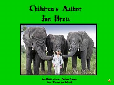 Childrens Author Jan Brett