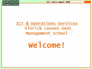 ICT