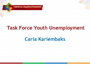 Task Force Youth Unemployment