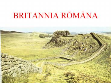 BRITANNIA ROMANA