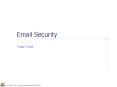 Email Security PowerPoint PPT Presentation