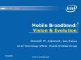 Mobile Broadband: Vision PowerPoint PPT Presentation