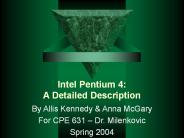 Intel Pentium 4: A Detailed Description