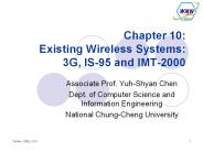 Chapter 10: Existing Wireless Systems: 3G, IS-95 and IMT-2000