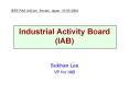 Industrial Activity Board (IAB) PowerPoint PPT Presentation