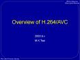 Overview of H.264/AVC PowerPoint PPT Presentation