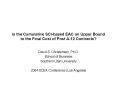 Is the Cumulative SCIbased EAC an Upper Bound to the Final Cost of Post A12 Contracts PowerPoint PPT Presentation