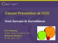 Cancer Prevention at CCO from Surveys to Surveillance PowerPoint PPT Presentation