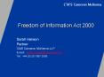 Freedom of Information Act 2000 PowerPoint PPT Presentation