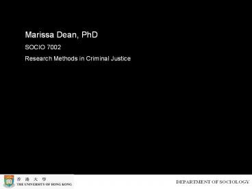 Marissa Dean, PhD