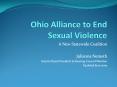 Ohio Alliance to End Sexual Violence PowerPoint PPT Presentation
