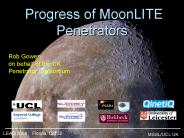 Progress of MoonLITE Penetrators