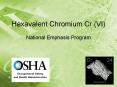 Hexavalent Chromium Cr (VI) PowerPoint PPT Presentation