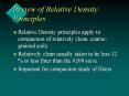 Review of Relative Density Principles PowerPoint PPT Presentation