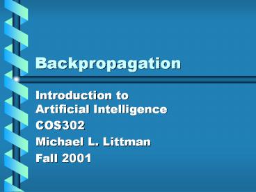 Backpropagation