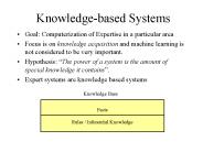 Knowledgebased Systems
