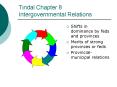 Tindal Chapter 8 Intergovernmental Relations PowerPoint PPT Presentation