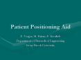 Patient Positioning Aid PowerPoint PPT Presentation