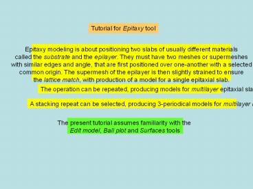 presentation player overlay