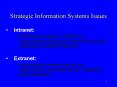 Strategic Information Systems Issues PowerPoint PPT Presentation