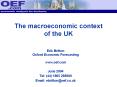 The macroeconomic context of the UK PowerPoint PPT Presentation