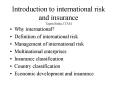 Introduction to international risk and insurance Tapen Sinha, ITAM PowerPoint PPT Presentation