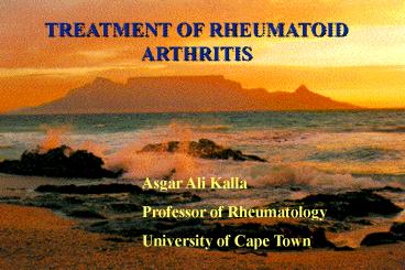 COMBINATION THERAPY IN RA