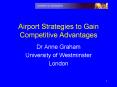 Airport Strategies to Gain Competitive Advantages PowerPoint PPT Presentation