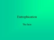Eutrophication