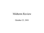 Midterm Review