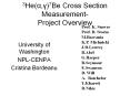 3Hea,7Be Cross Section Measurement Project Overview PowerPoint PPT Presentation