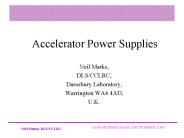 Accelerator Power Supplies