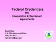 Federal Credentials PowerPoint PPT Presentation
