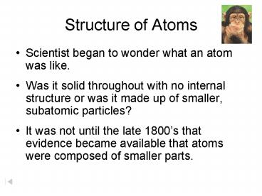 Structure of Atoms