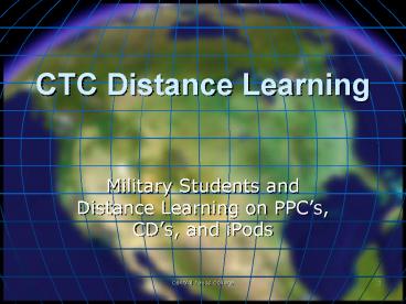 CTC Distance Learning