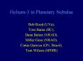 Helium3 in Planetary Nebulae PowerPoint PPT Presentation