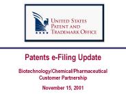 Patents e-Filing Update