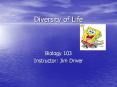 Diversity of Life PowerPoint PPT Presentation