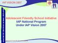 IAP VISION 2007 PowerPoint PPT Presentation