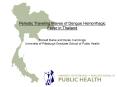 Periodic Traveling Waves of Dengue Hemorrhagic Fever in Thailand PowerPoint PPT Presentation