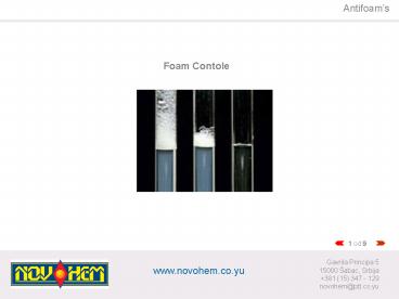 Antifoams