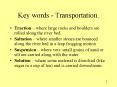 Key words Transportation. PowerPoint PPT Presentation