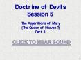 Doctrine of Devils Session 5 PowerPoint PPT Presentation