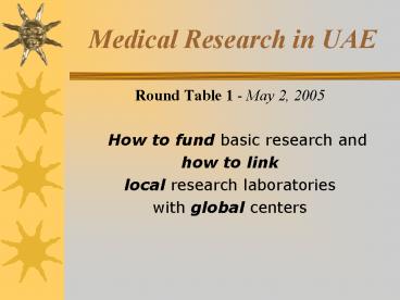 Medical Research in UAE